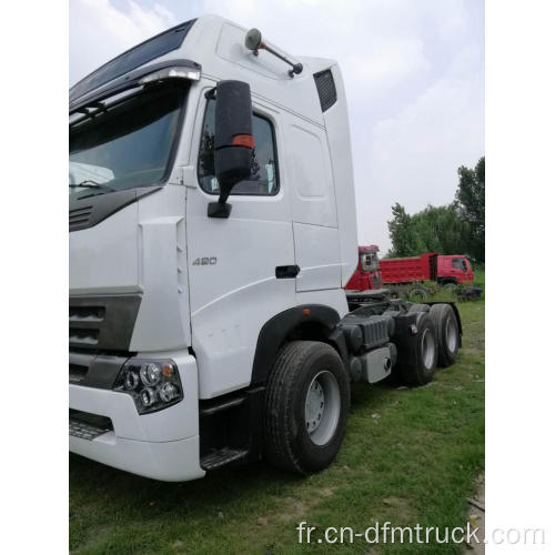 Camion de tête de tracteur HOWO 420hp d&#39;occasion